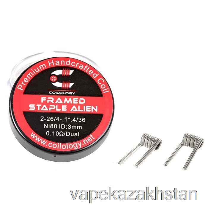 Vape Disposable Coilology Performance Prebuilt Coils Framed Alien Staple - 0.1ohm Ni80